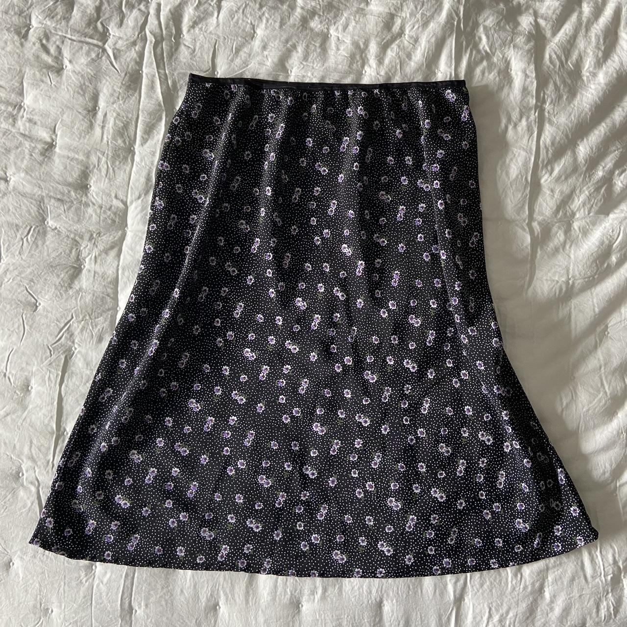 Women's Purple and Black Skirt | Depop