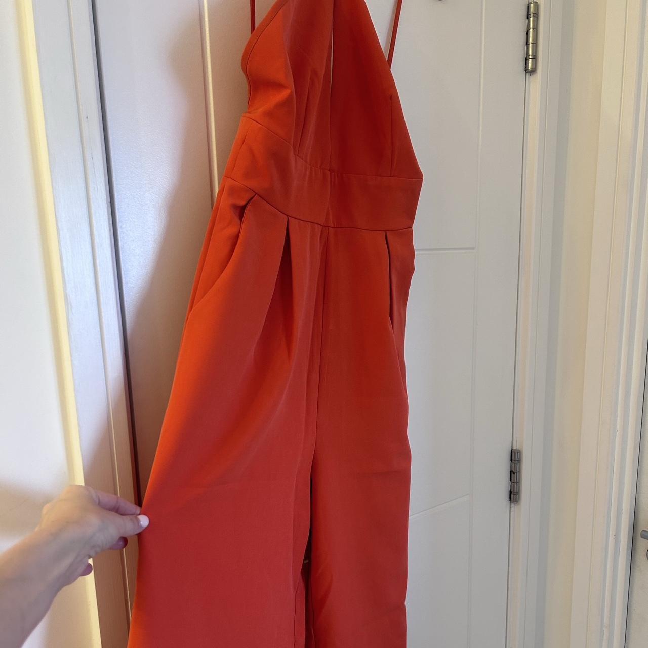 Missguided orange jumpsuit online