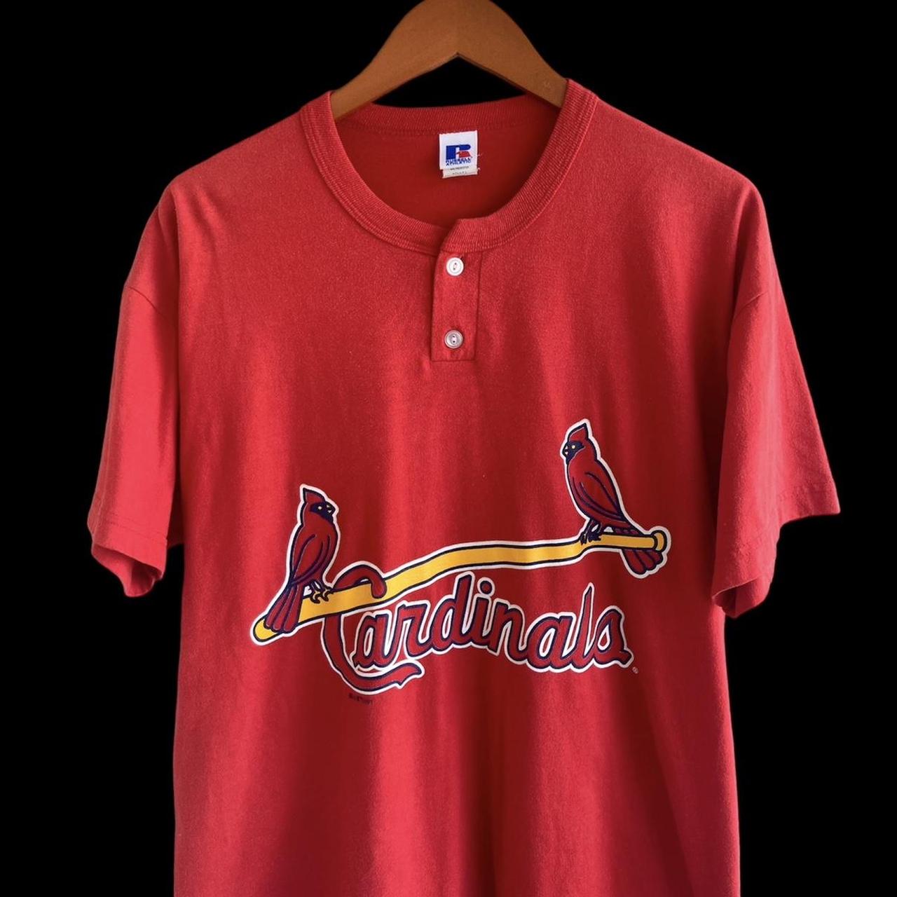 Vintage St. Louis Cardinals MLB Baseball Majestic Mens T-Shirt Rare
