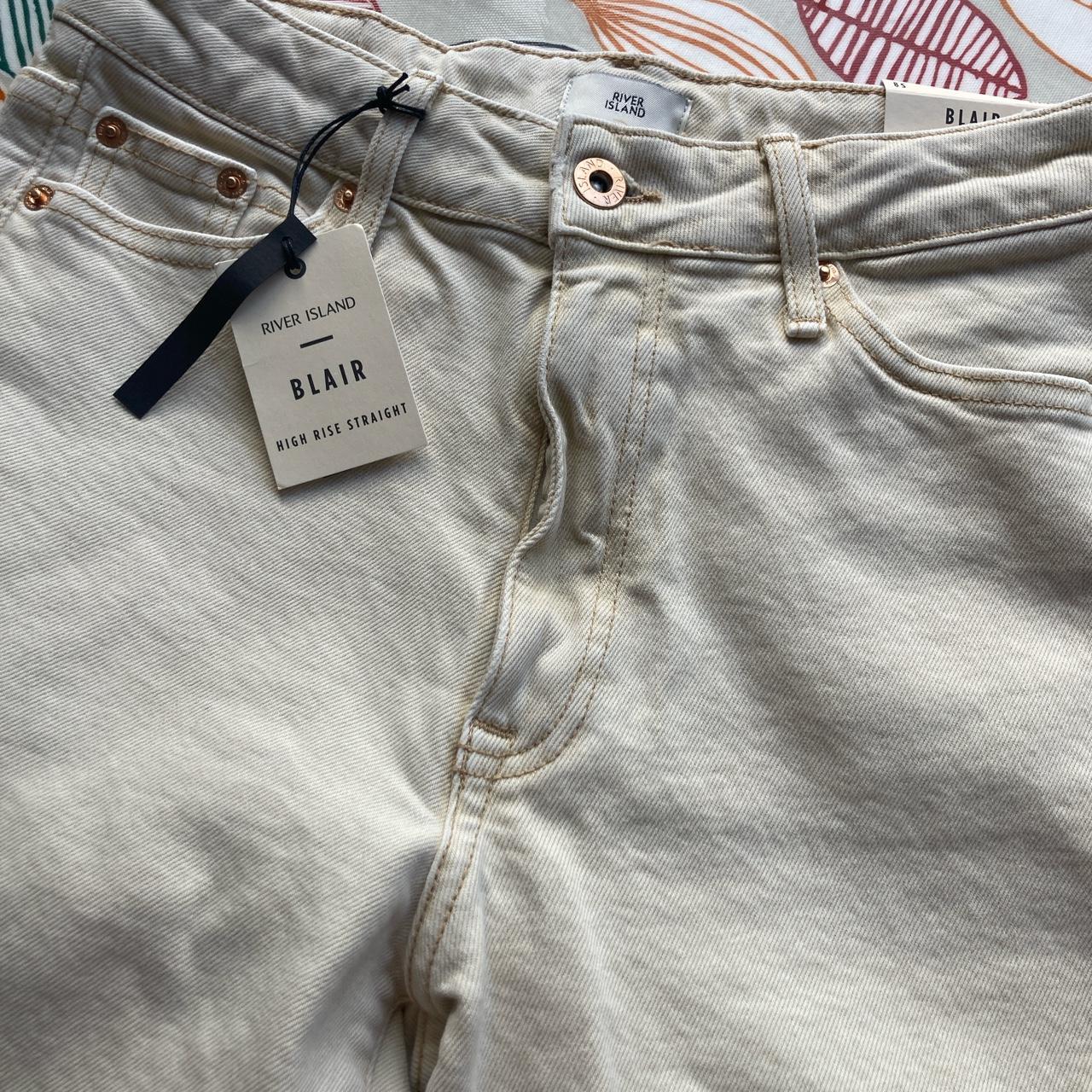 New with tags river island ecru straight leg