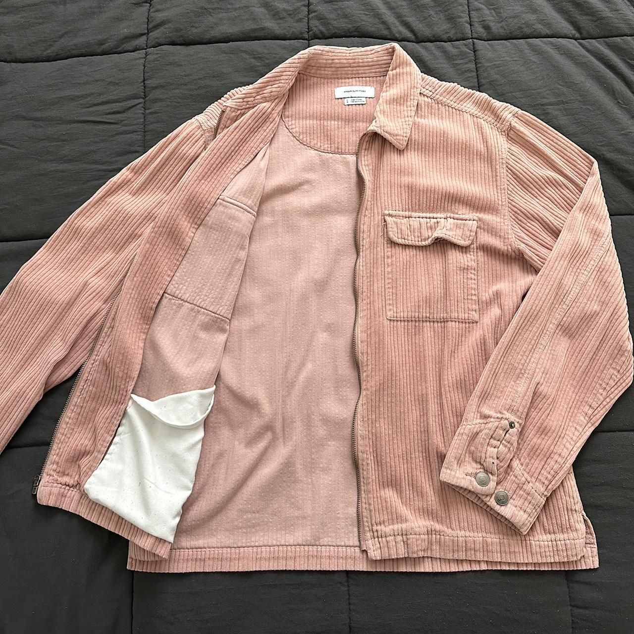 Pink corduroy jacket urban outfitters sale