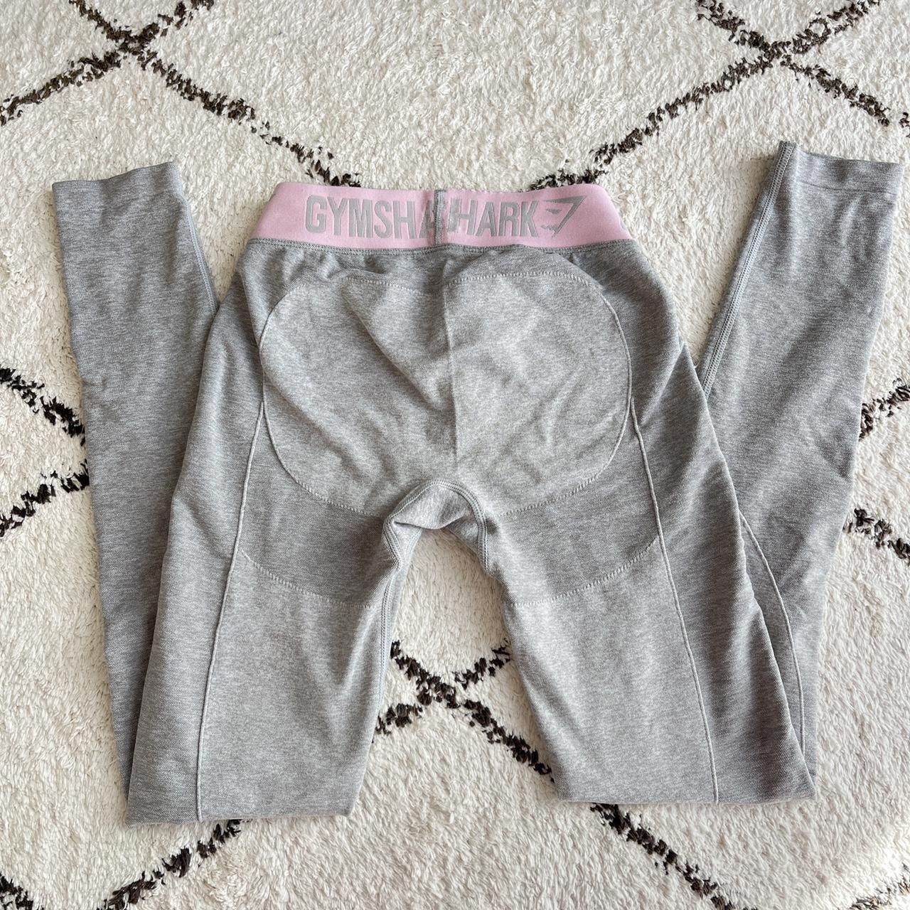 Grey and Pink Gymshark - Depop