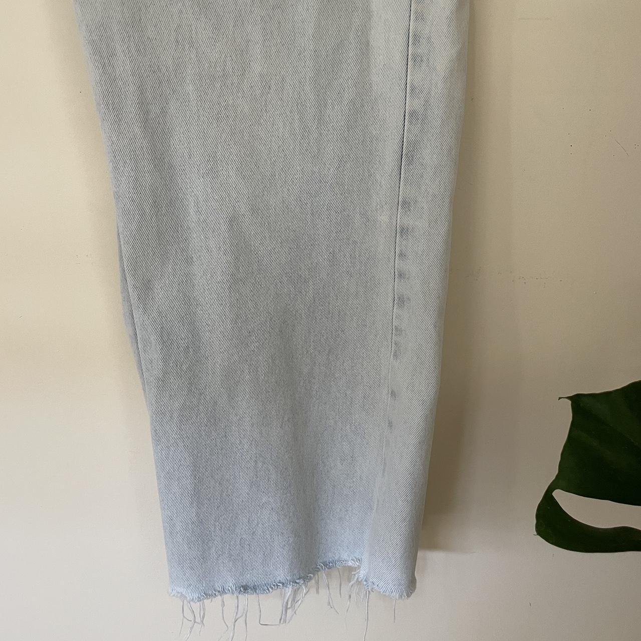 Ghanda wide leg jeans size Au10 Depop