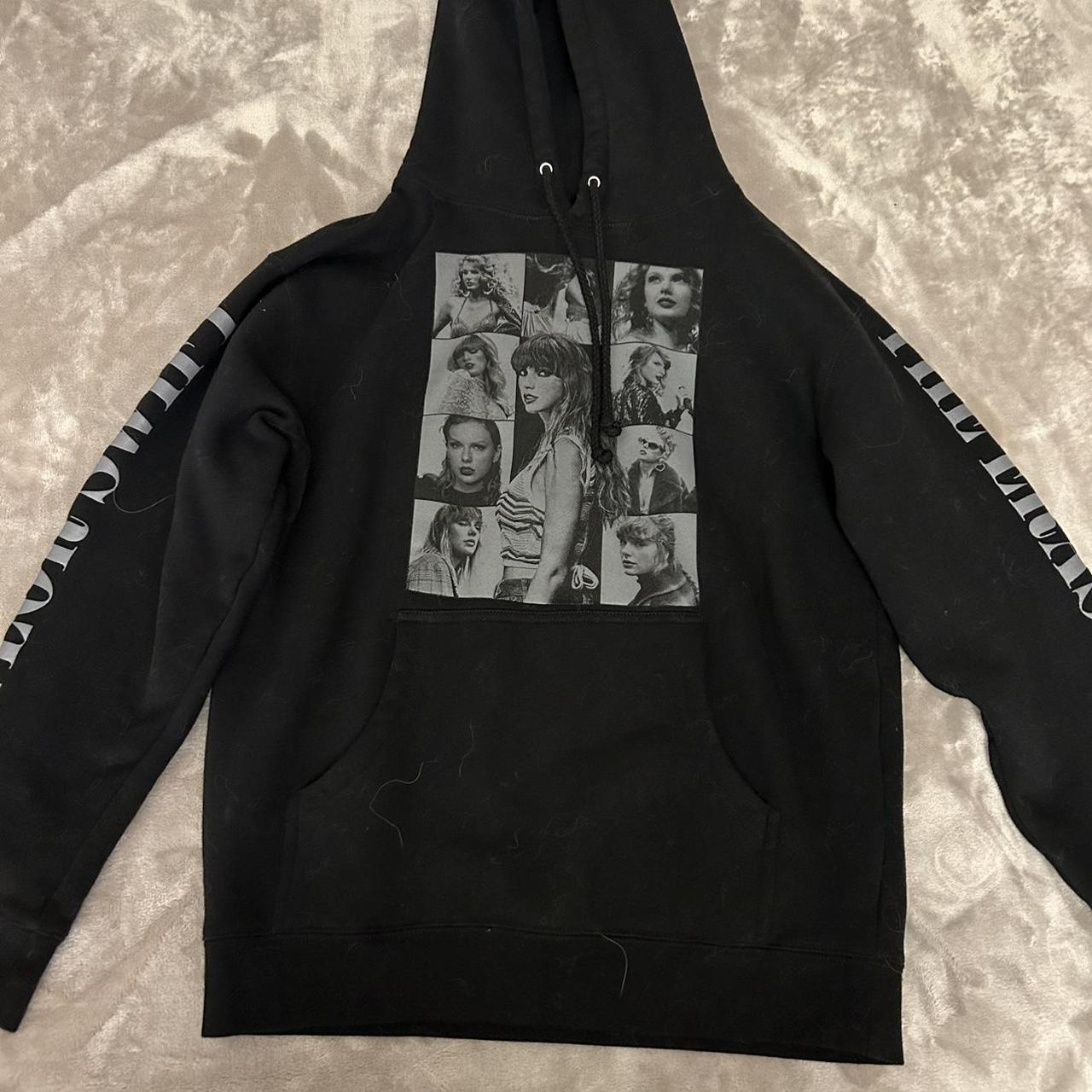 Taylor Swift black ‘the Eras Tour’ hoodie. Size... - Depop