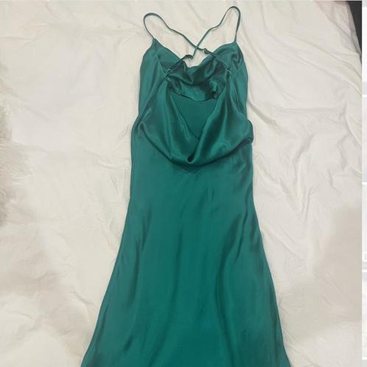 Rat & Boa Emerald Green Gigi Midi Dress #green - Depop