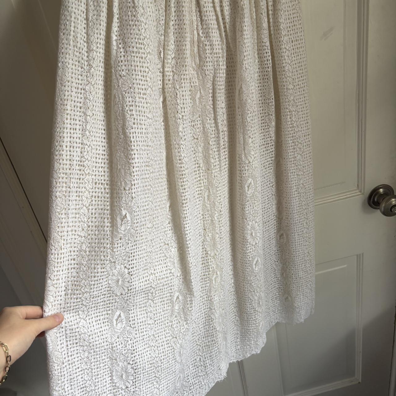 Chloé Women's Skirt - White/Cream - XS – Vintage … - image 4