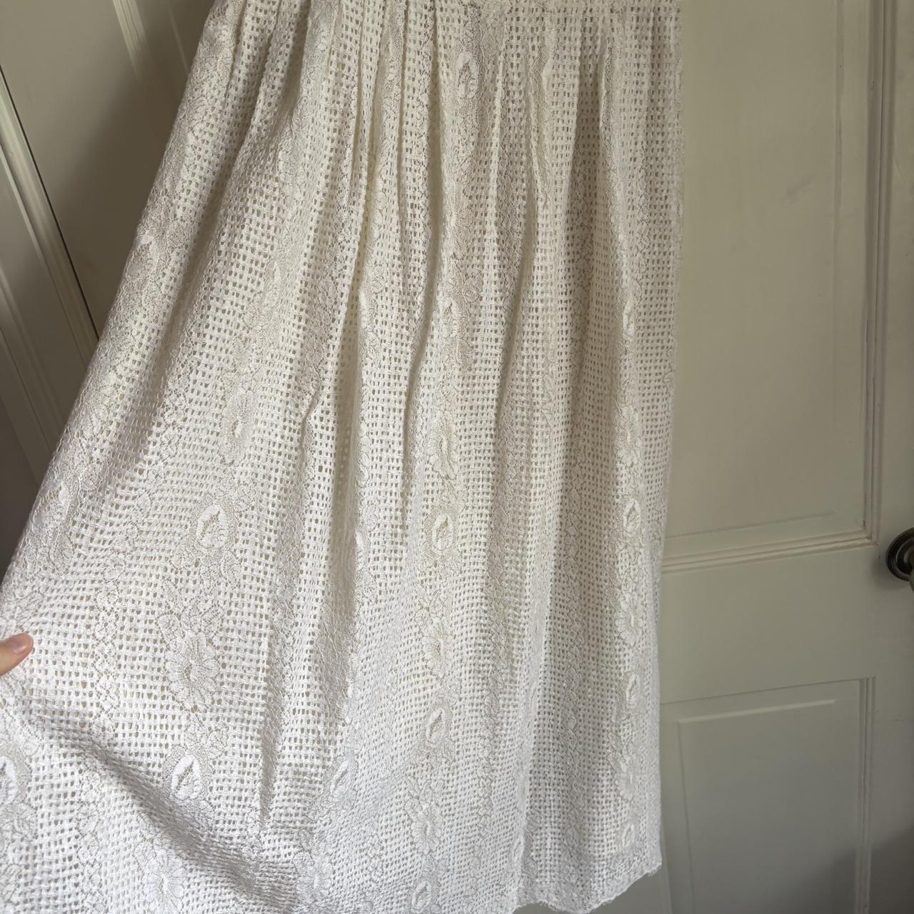 Chloé Women's Skirt - White/Cream - XS – Vintage … - image 2
