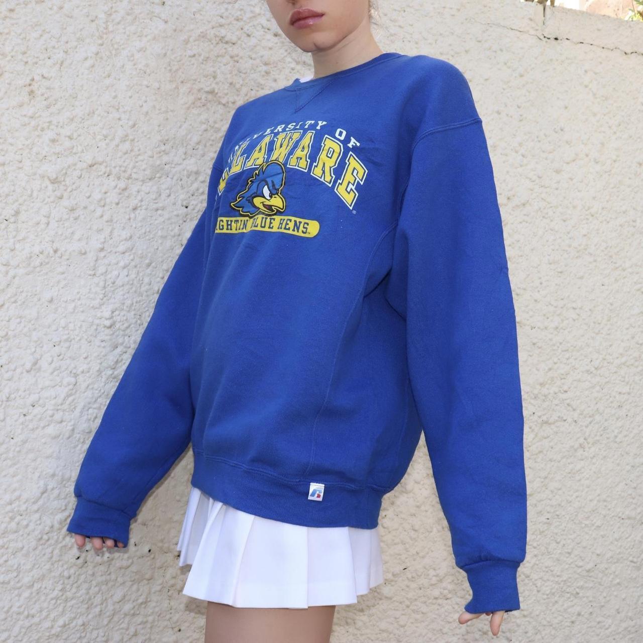 Blue vintage sweater USA university sweater - great... - Depop