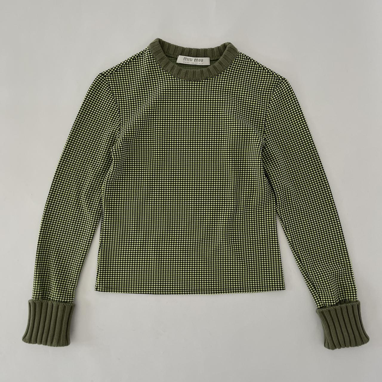 SEAL限定商品 miumiu 1999aw Ready-to-Wear Gem Knit Fall hoodie 1999 ...