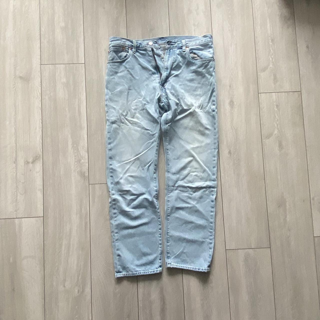 Levi’s 551z - straight fit Faded blue wash. Size... - Depop