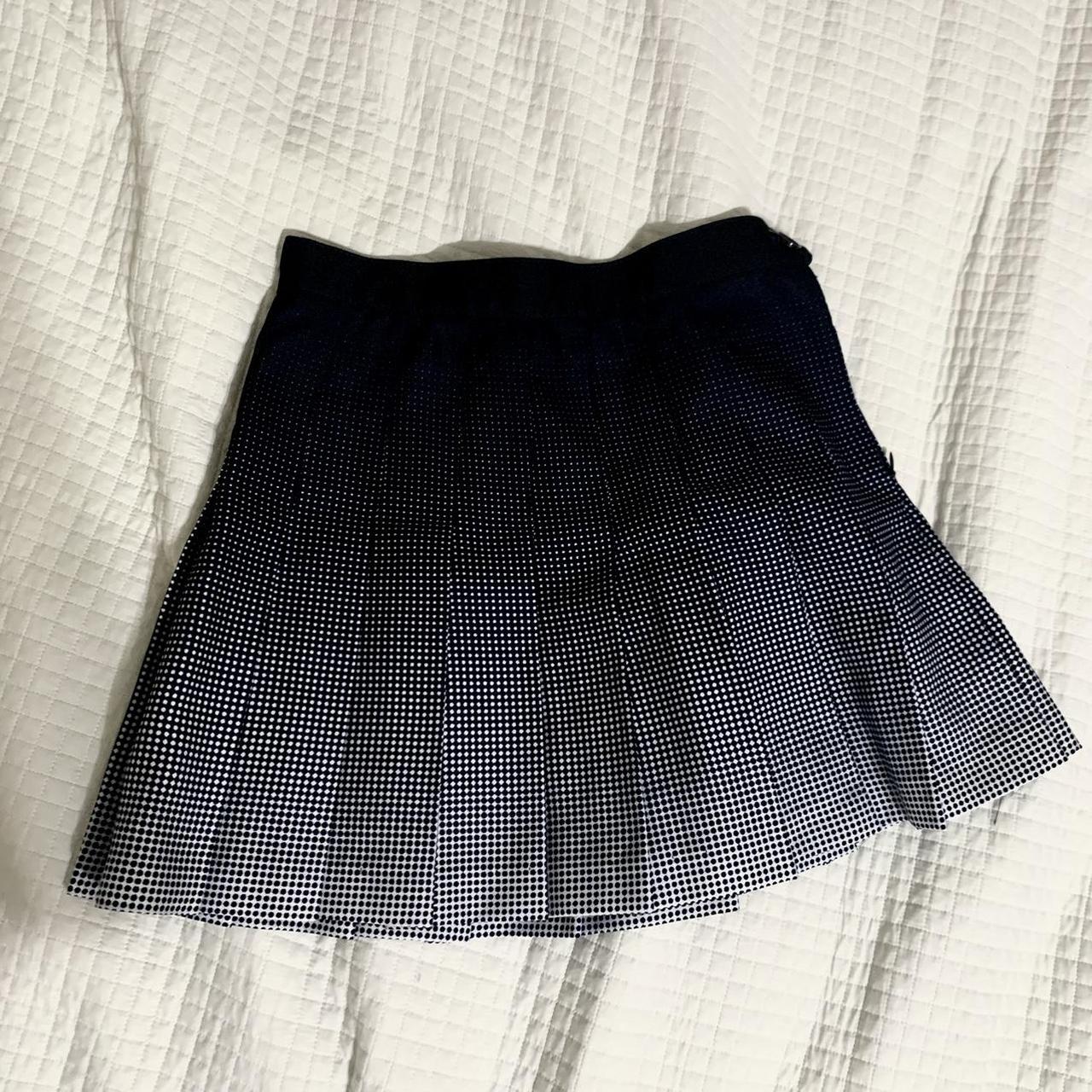 American Apparel Women's Black and White Skirt | Depop