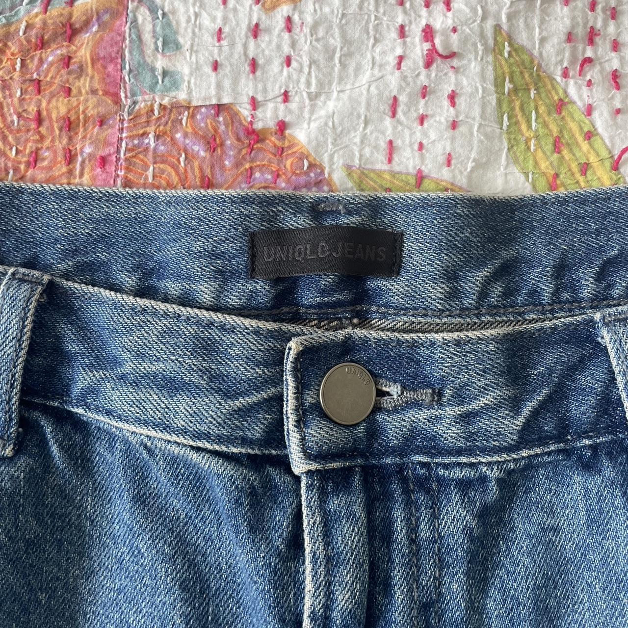 UNIQLO Wide Straight Leg Jeans. 32x31inch/ | Depop UNIQLO Wide Straight Leg Jeans. 32x31inch/ | Depop