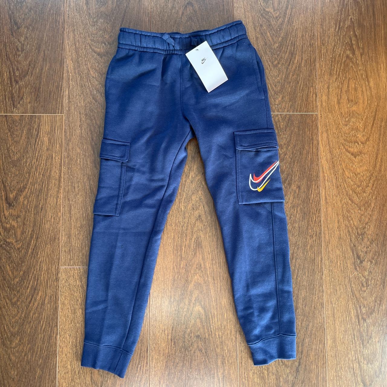 BRAND NEW WITH TAGS Kids XS Blue Nike Cargo... Depop