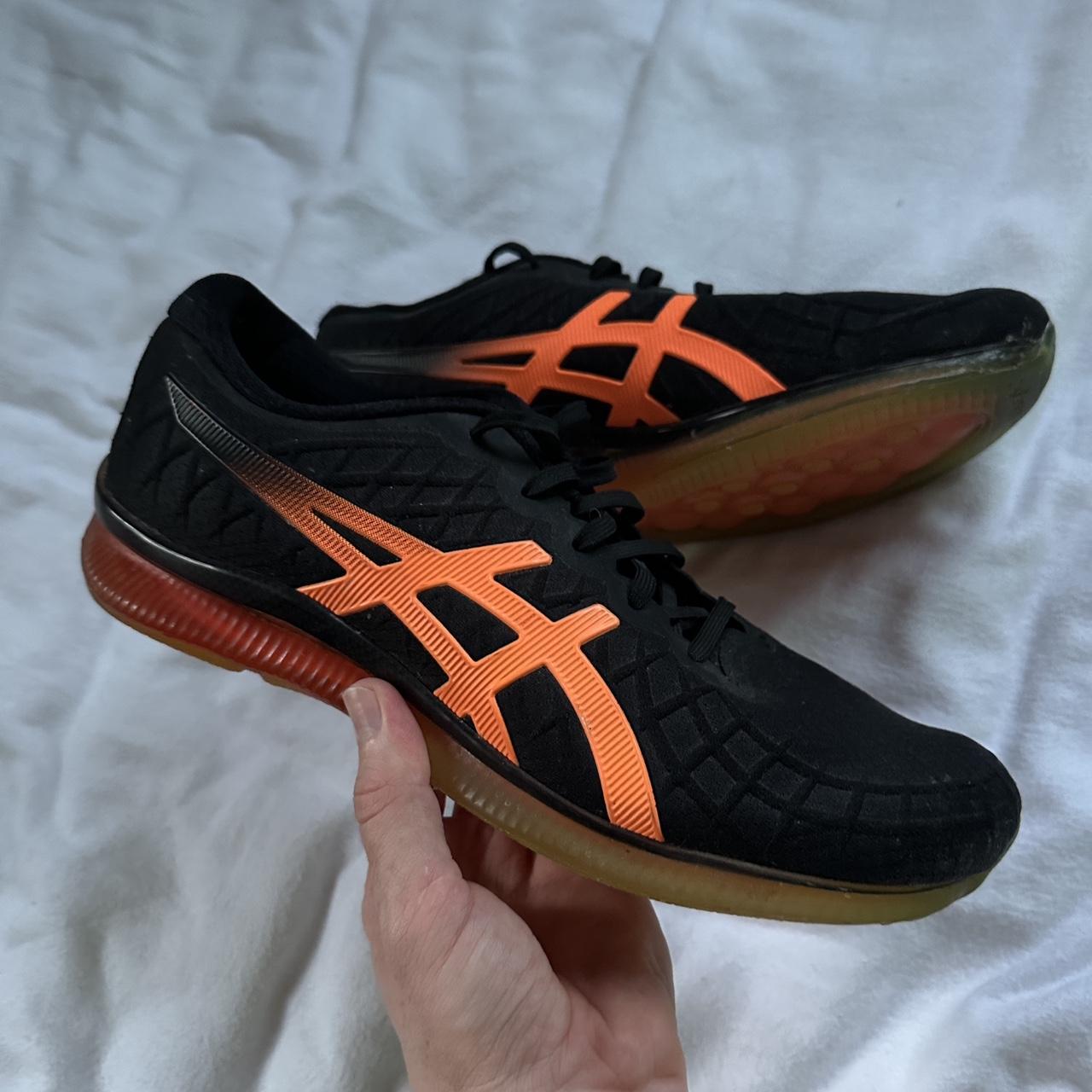 asics gel quantum infinity black orange