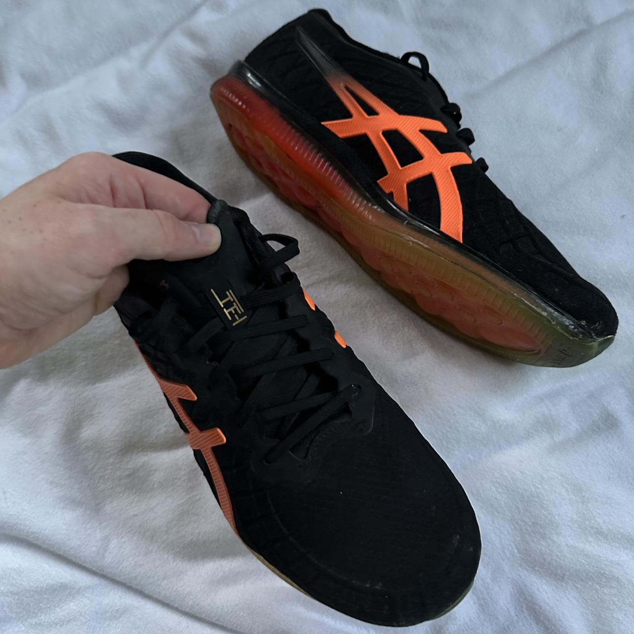 asics gel quantum infinity black orange