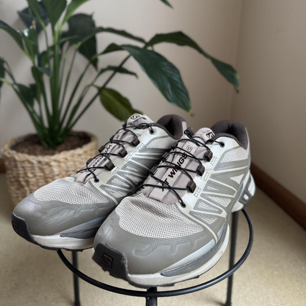 Salomon XT-Wings 2 Major Brown/Turtledove/Silver... - Depop