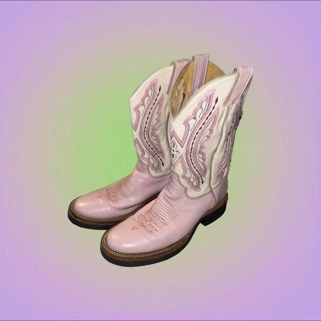 Pink 2024 justin boots