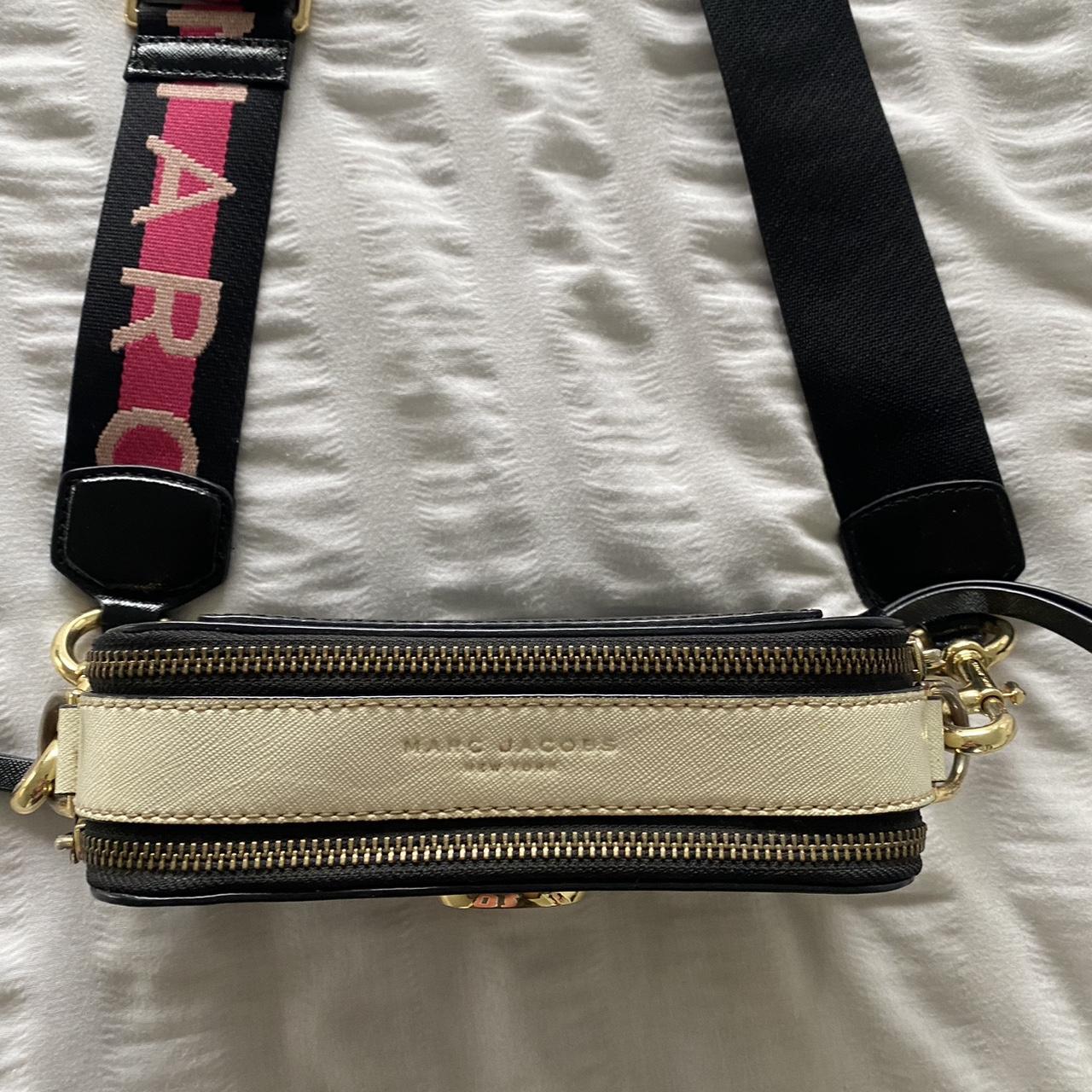 Marc jacobs snapshot discount bag pink strap