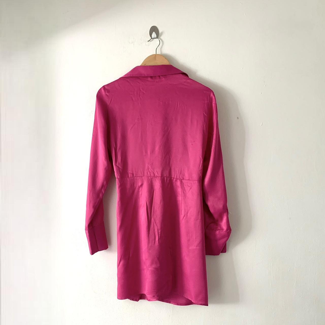 Zara Women's Pink Dress | Depop