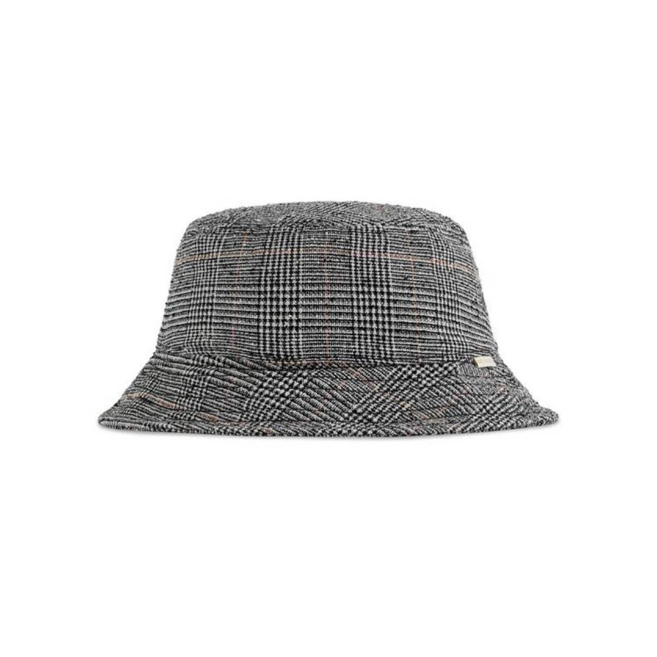 Glen plaid store bucket hat