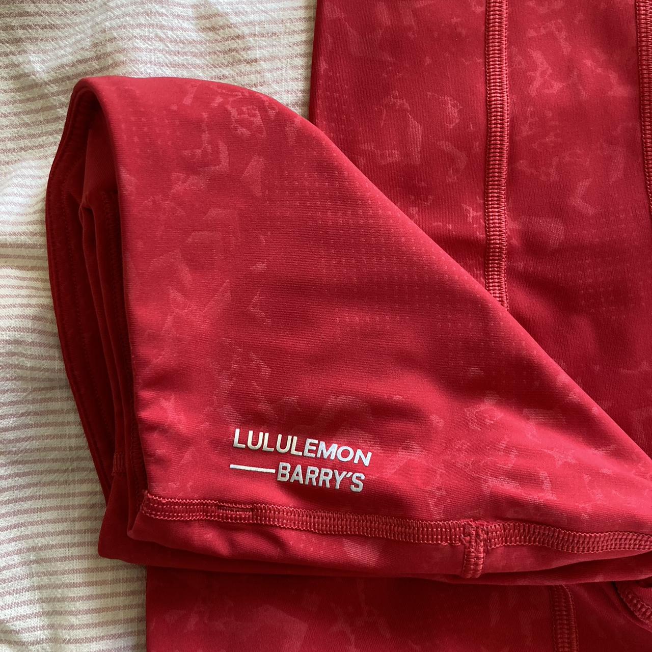 Barry’s Bootcamp x Lululemon leggings Size USA 4... Depop