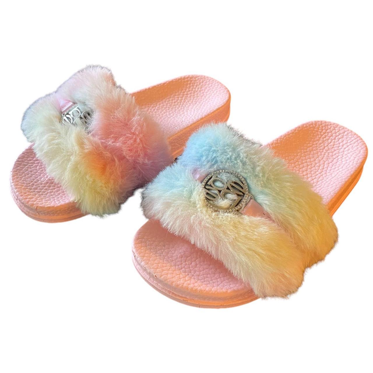 Furry slides size online 13 womens