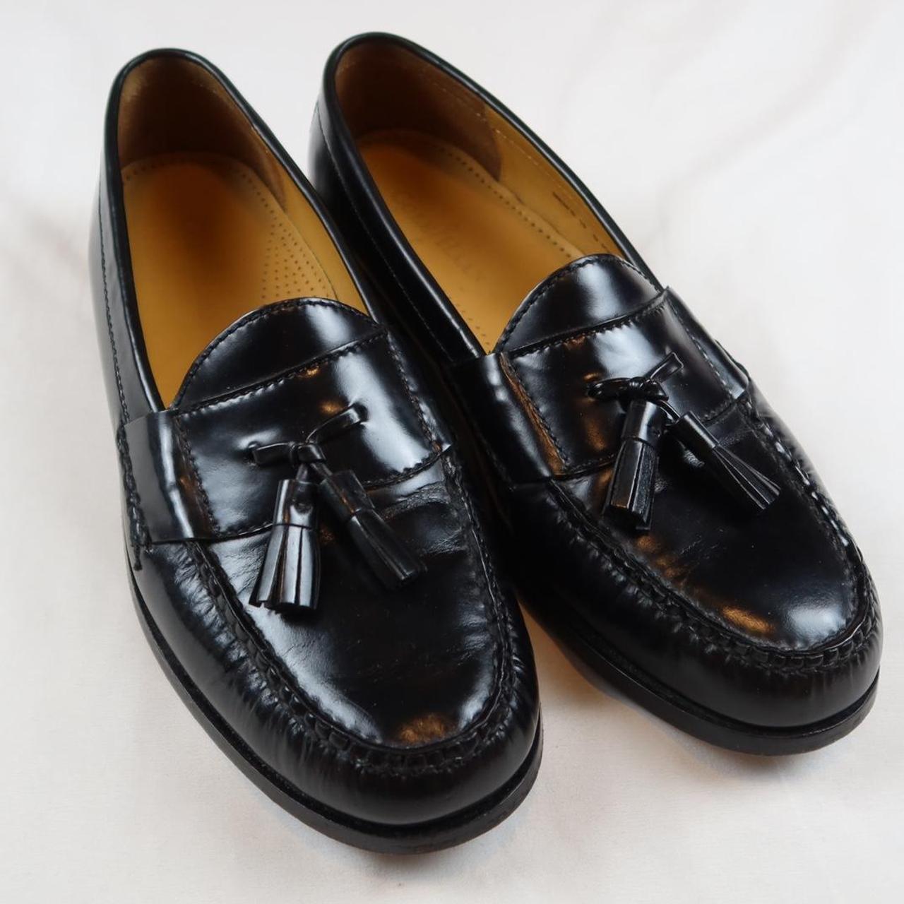 Cole Haan loafers black preowned good... - Depop