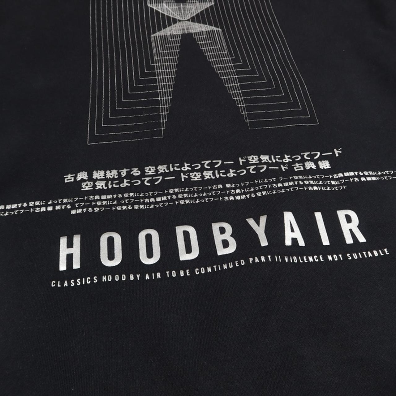 Hood By Air Men's Black and Silver Sweatshirt (3)