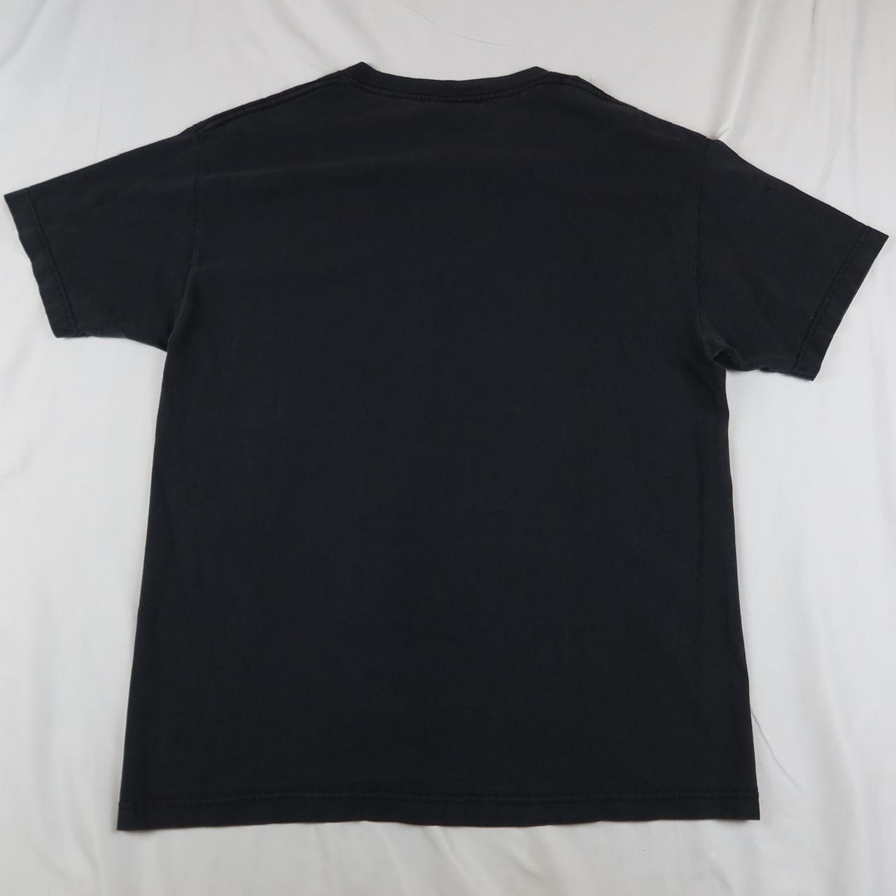 Vintage hook ups t shirt faded black in a size L - Depop