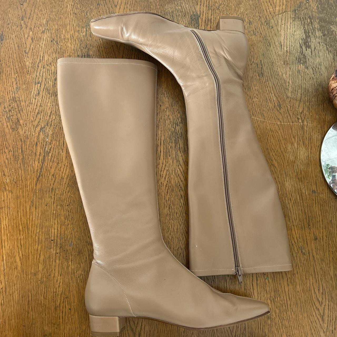 By Far knee high Edie Boot in Nude Beauuutiful soft