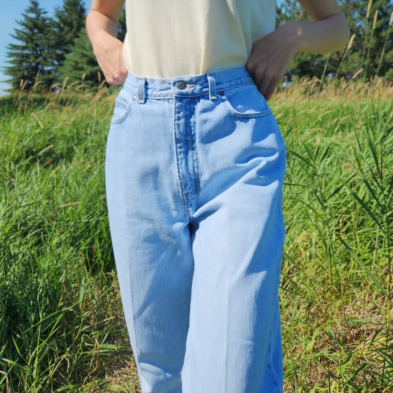 High Waisted Jeans These vintage 90s high waisted... - Depop