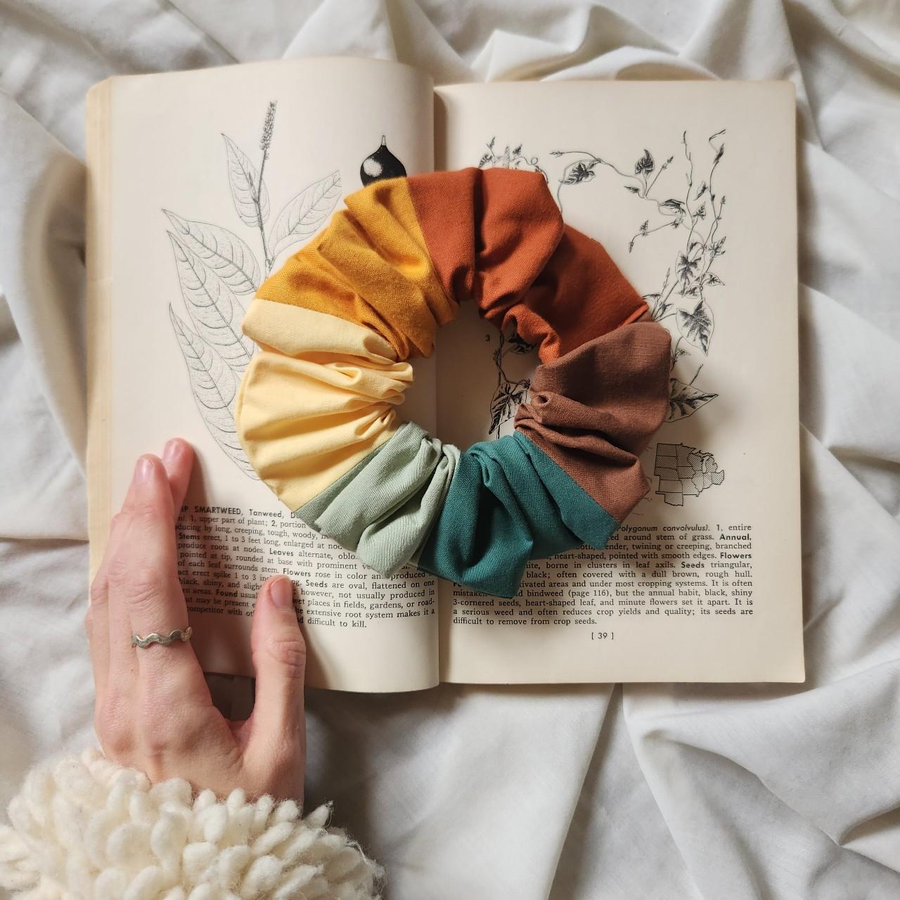 Women's Hair accessory - Multi – Patchwork Scrunc… - image 3