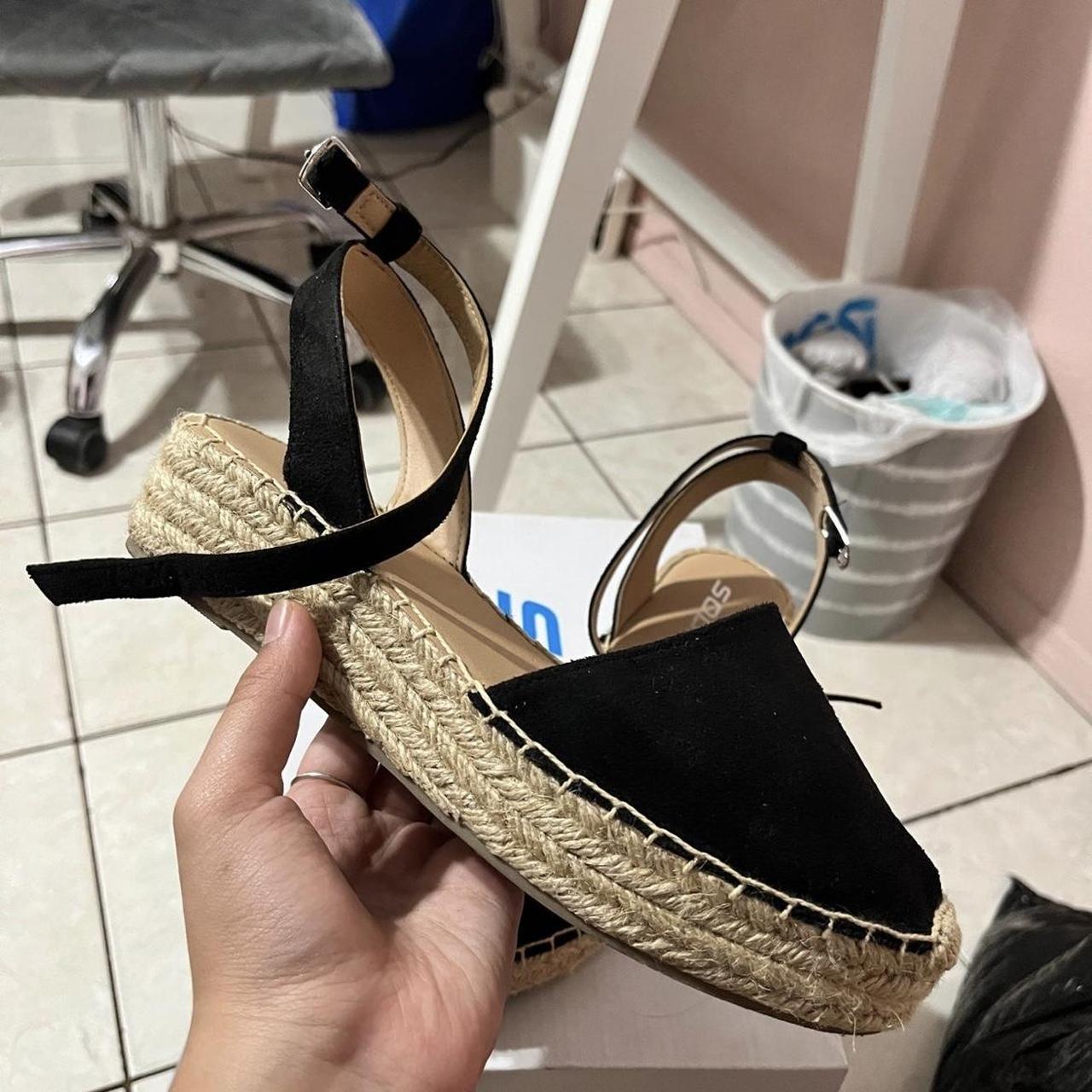 espadrille sneakers black