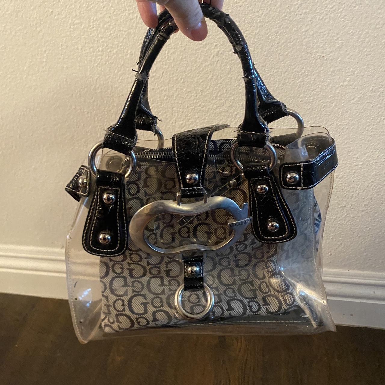 90’s Guess vinyl store handbag