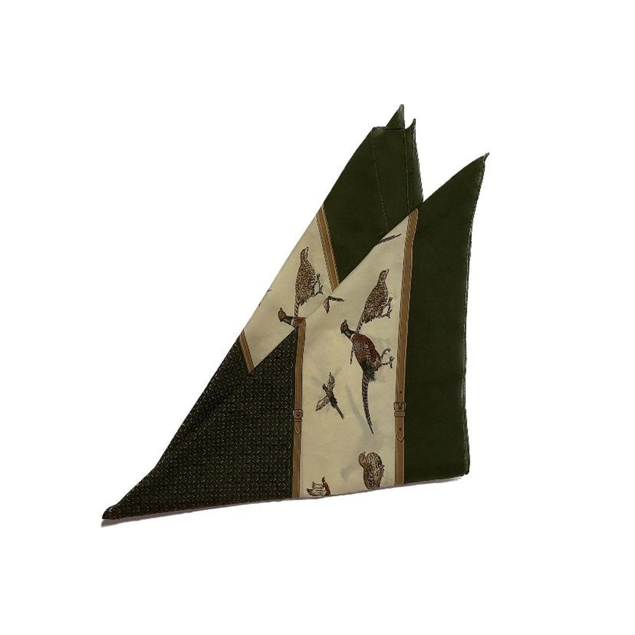 depop.com | Women's Green and Khaki Scarf-wraps
