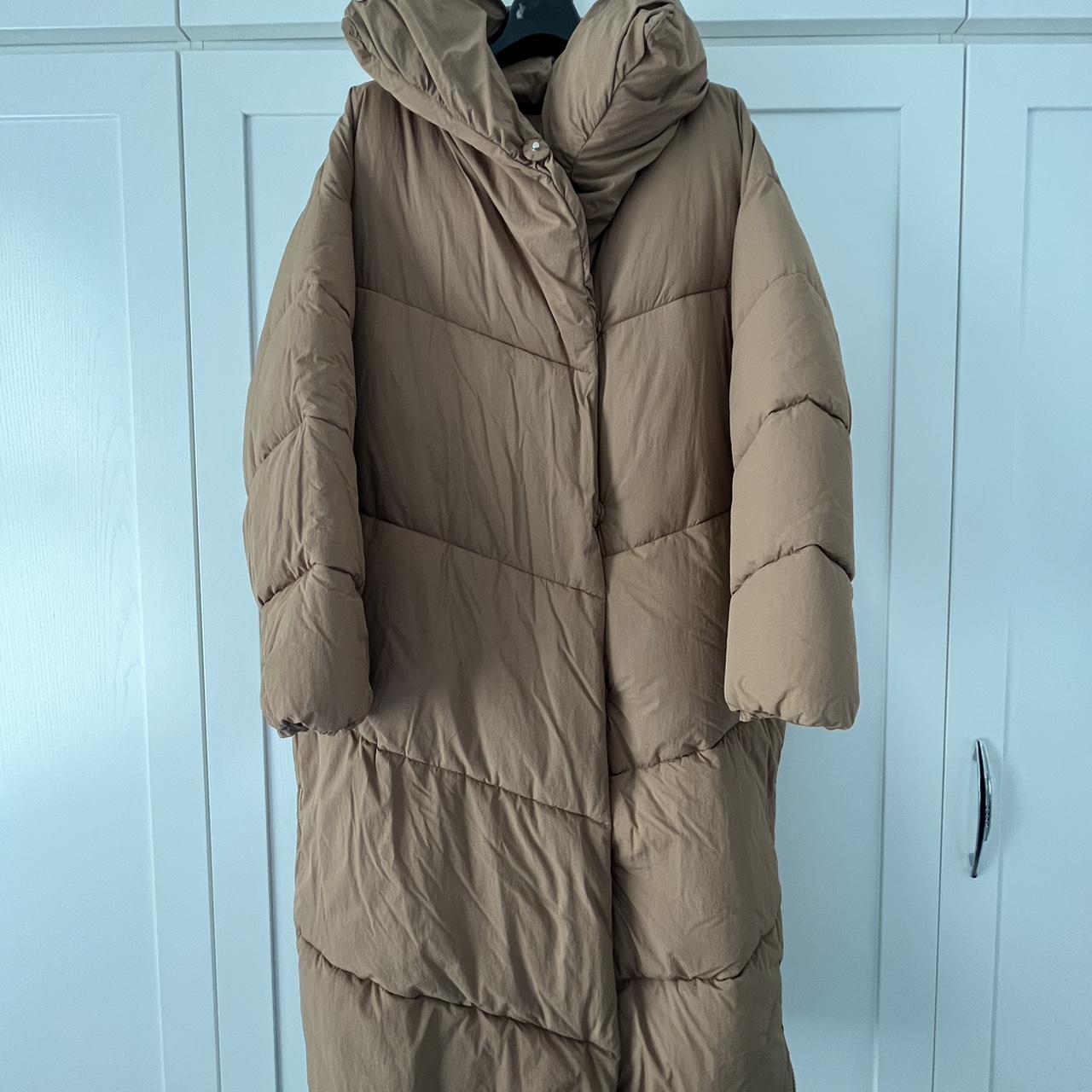 longline puffer coat