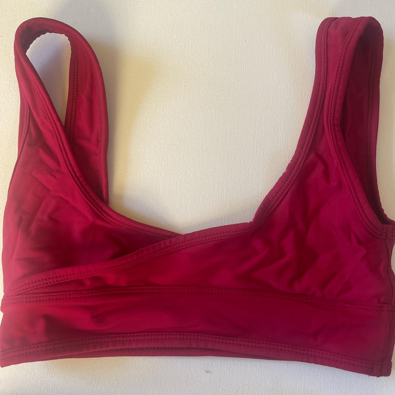 Women's Red Bikini-and-tankini-bottoms | Depop