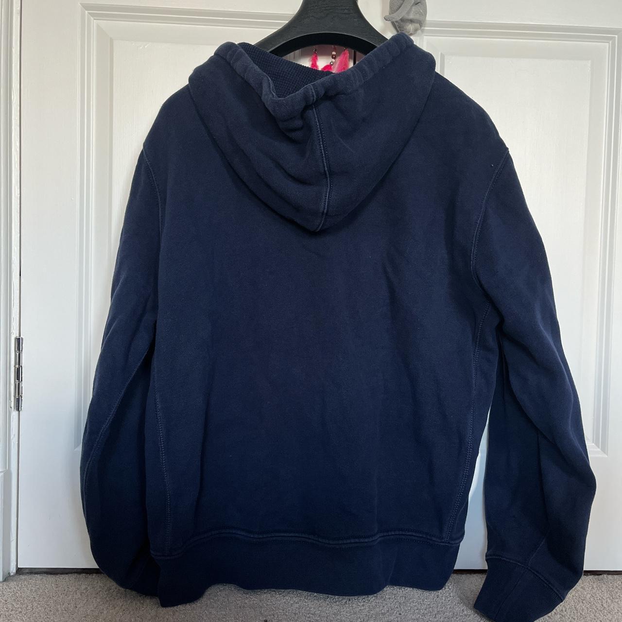 Polo Ralph Lauren Men's Navy and Blue Hoodie | Depop