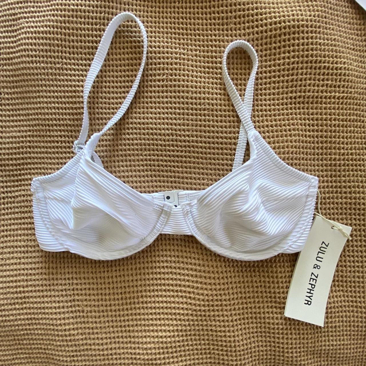 Zulu & Zephyr swim Signature balconette bra cup top,... - Depop