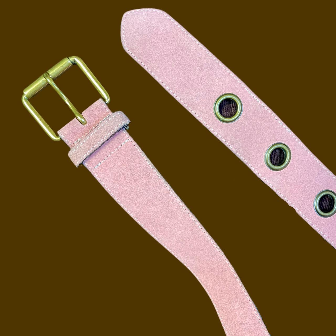 blush pink belt