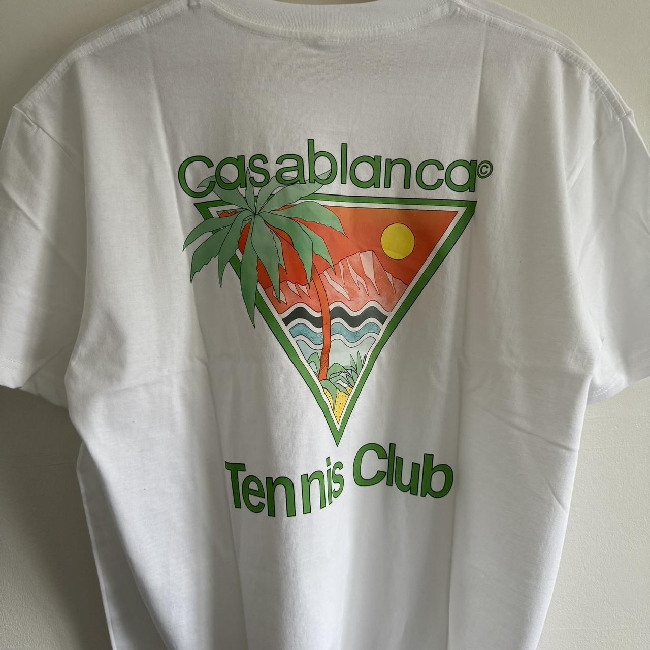 white casablanca t shirt xs