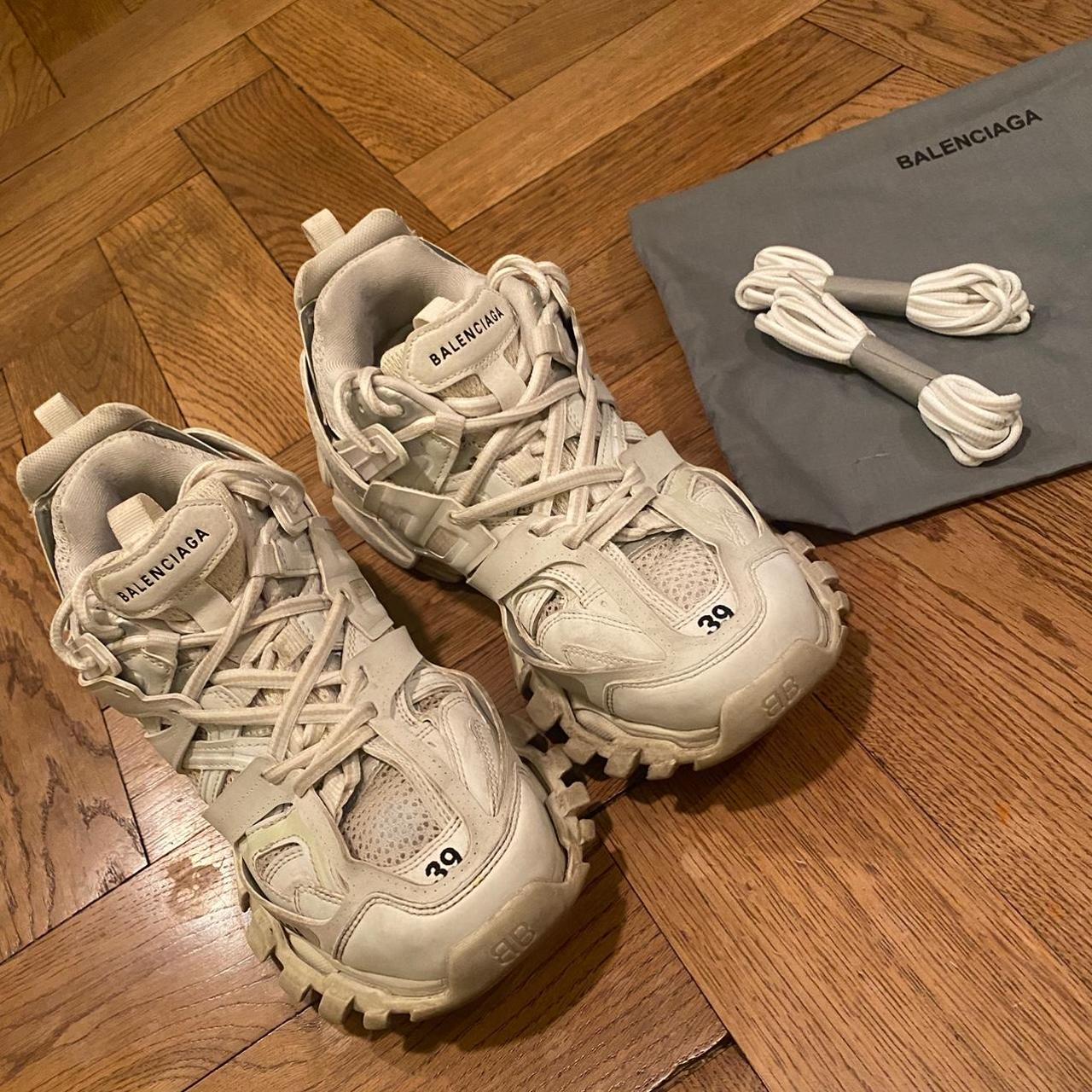 balenciaga cream sneakers