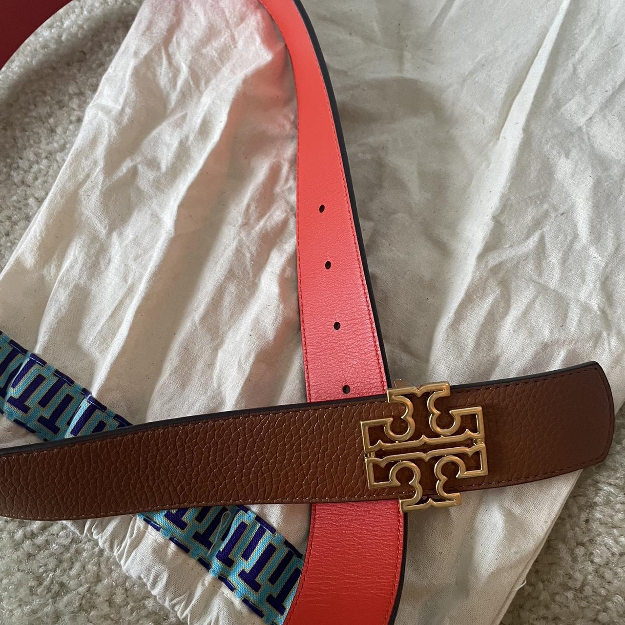 Tory burch red clearance belt