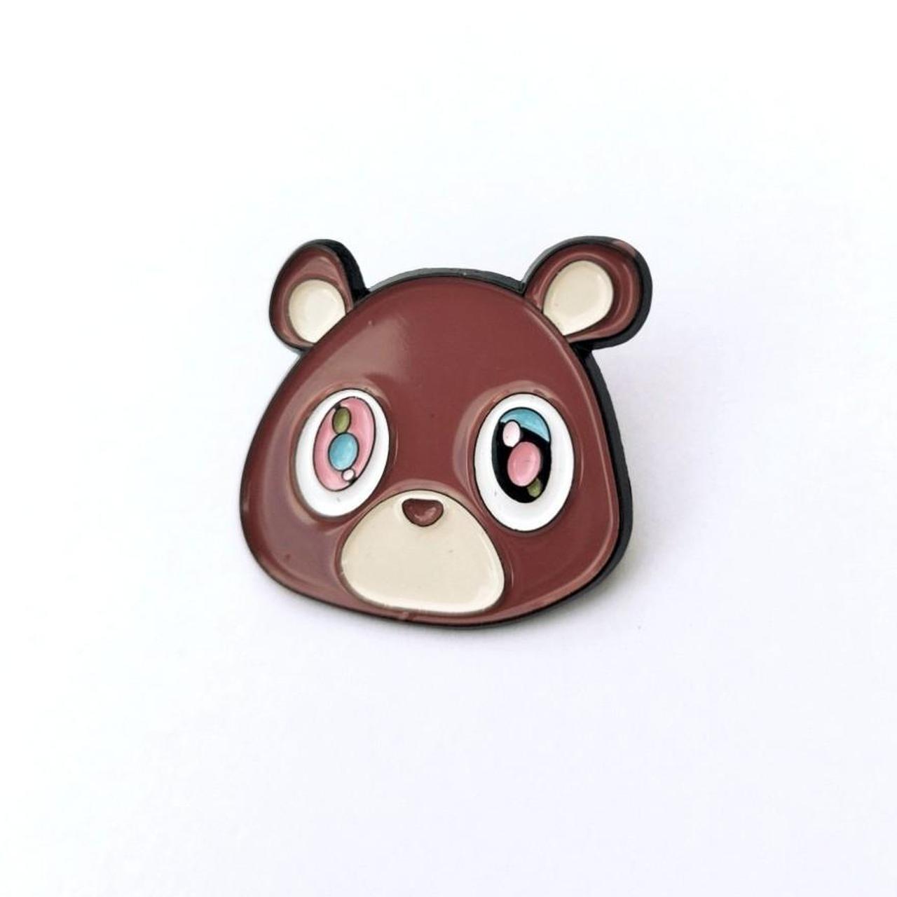 Kanye West Graduation bear collectible enamel pin..., image size:1280x1280