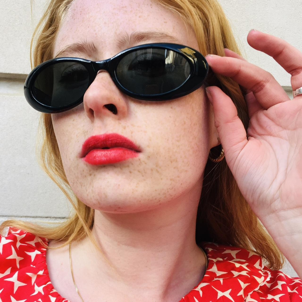 Women's Black Sunglasses Depop