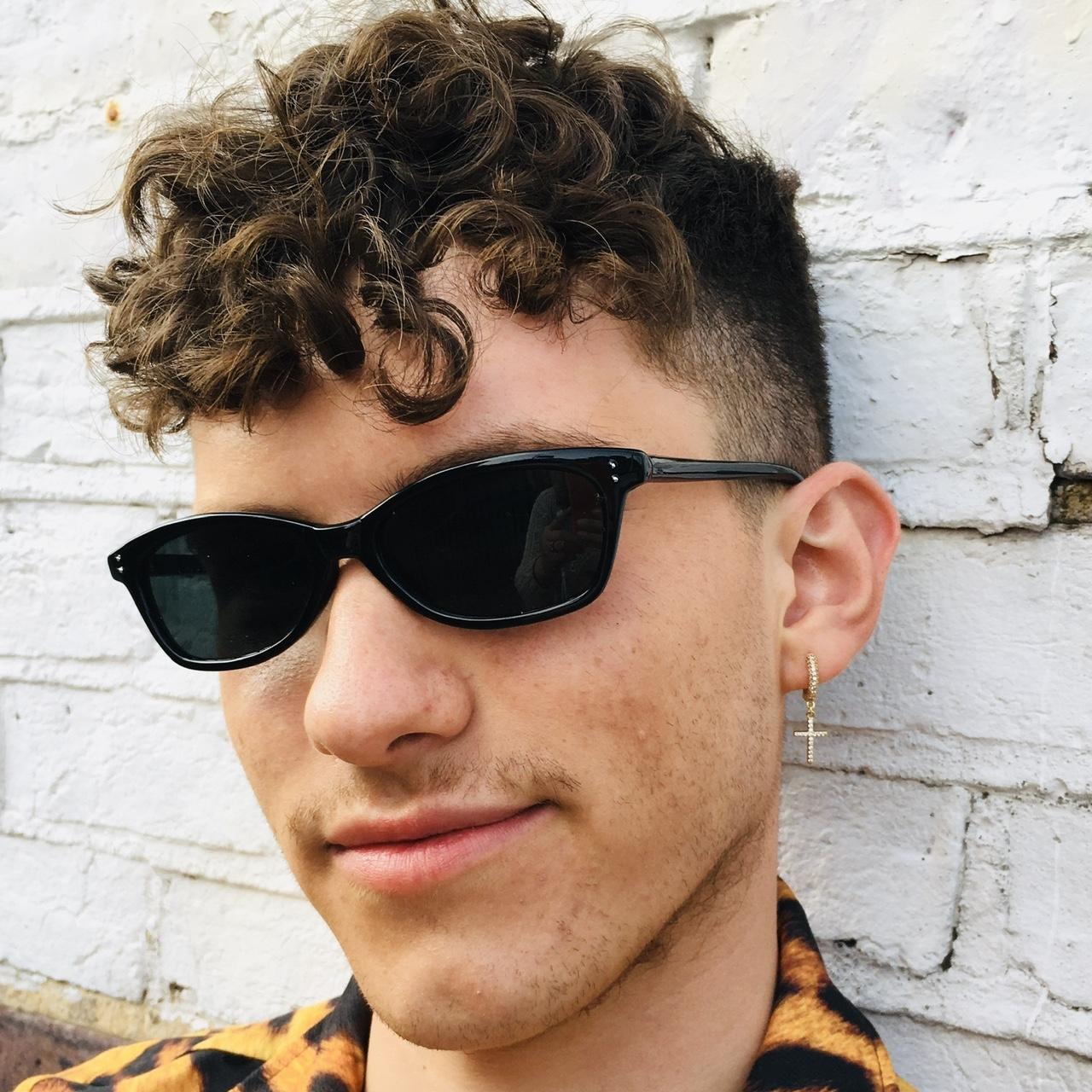 Vintage Sunglasses, Black Wayfarer Sunglasses, Y2K... Depop