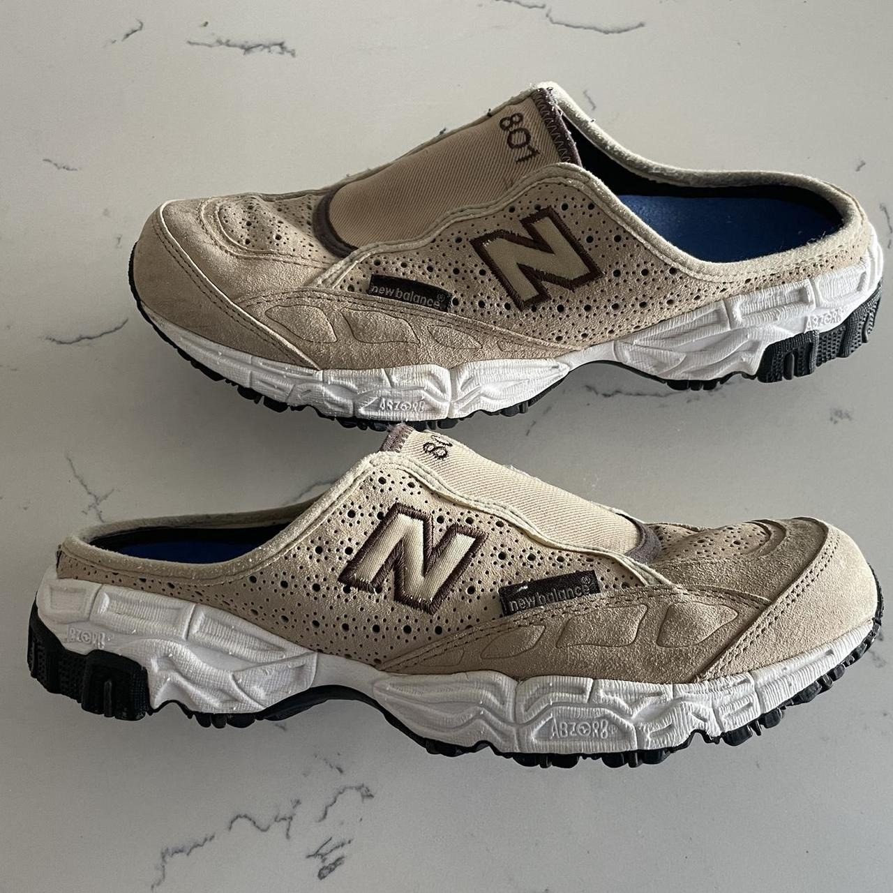 Womens New Balance 801 Slip On All Terrain Beige. Depop