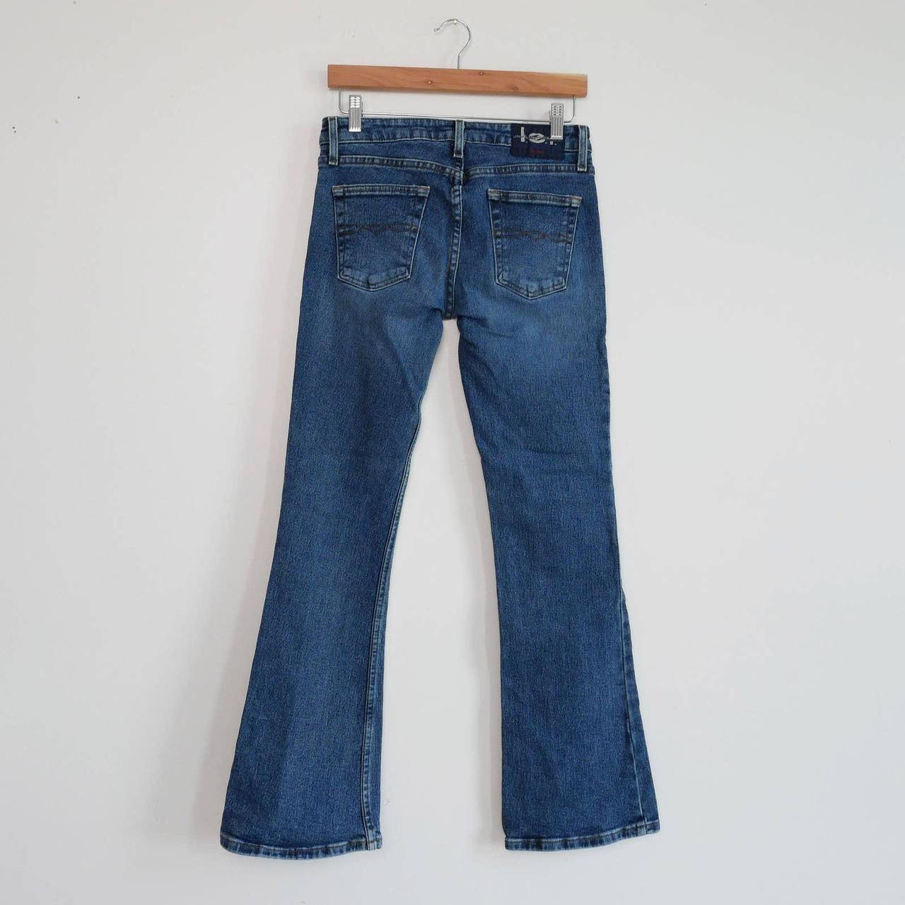 Low Rise Flare Leg Jeans | Y2k Vintage L.e.i Jeans... - Depop