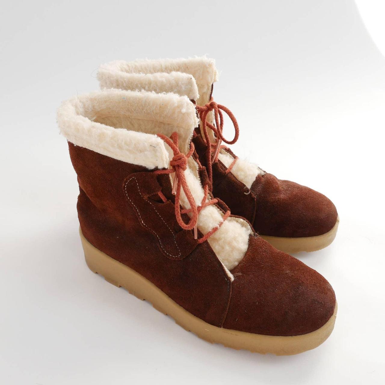 shearling lined winter boots