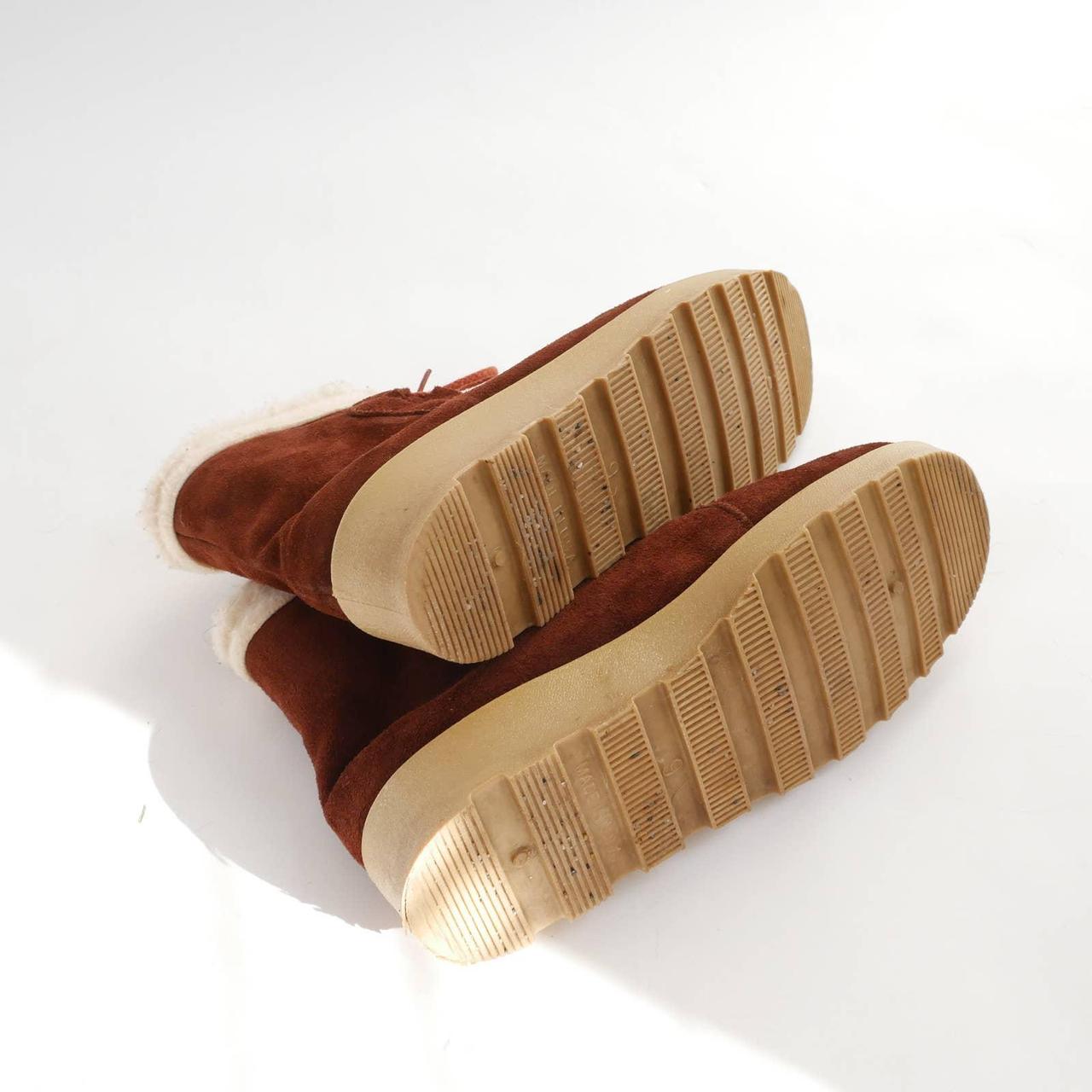 shearling lined winter boots